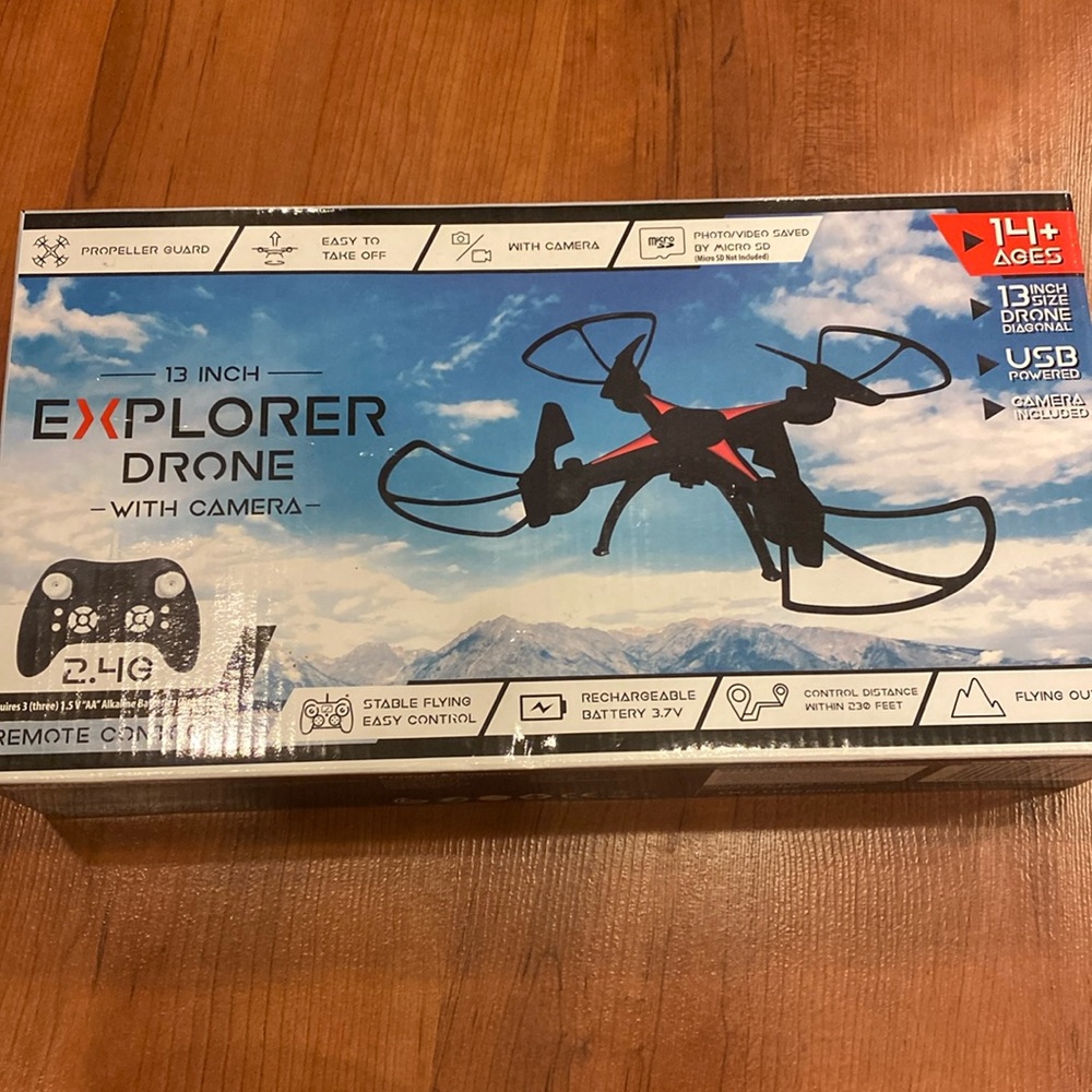 13 inch explorer drone with camera